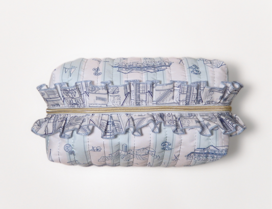 The Jumbo Custom Ruffle Pouch